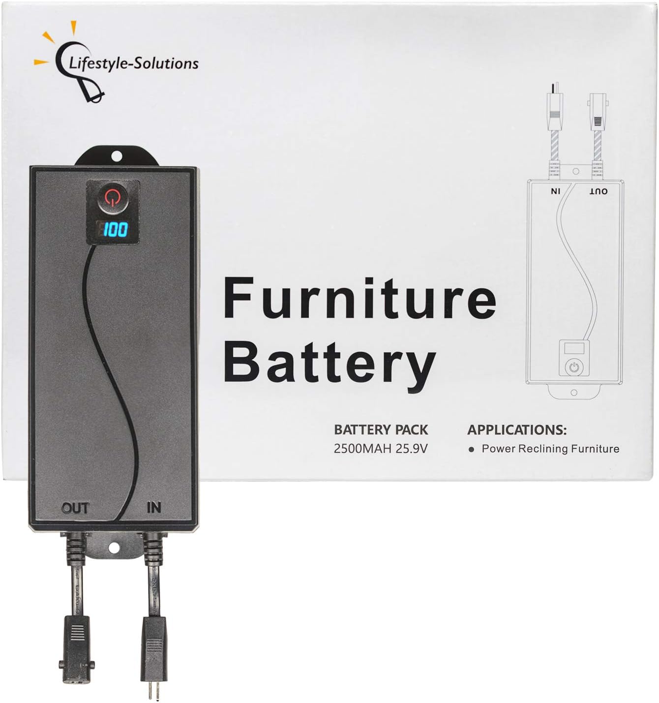 Battery For Power Recliner Power Supply Electric Motion Furniture