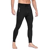 GoldFin Mens Wetsuit Pants, Wet Suit 2mm Neoprene Adjustable Drawstring Shorts for Water Sports Swimming Surfing Snorkeling Kayaking Diving