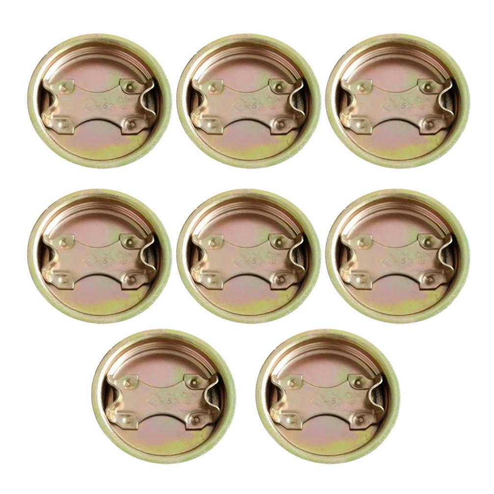 iplusmile 8pcs Bung Caps Steel Bung Plug Drum Bung with Plated Coated for 55 Gallon Barrel