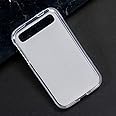 Shantime Compatible with BlackBerry Classic Case, Scratch Resistant Soft TPU Back Cover Shockproof Silicone Gel Rubber Bumper Anti-Fingerprints Full-Body Protective Case Cover (White)