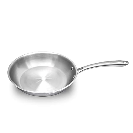 Fackelmann Triply Stainless Steel Fry Pan - 26 cm, 1.75 ltrs