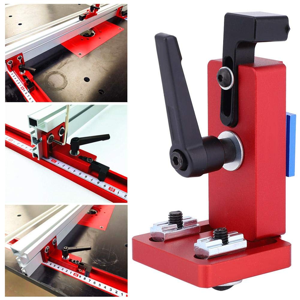 45 Type Miter Track Stop Chute Locator Aluminium Alloy Backing Connector Woodworking Guide Rail T-Slot T-Track Woodworking DIY Tool - Image 4