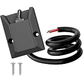 Heavy Duty Waterproof Toggle Switch 12V 30A SPST ON/Off | 2 Pin with Pre-Wired Leads, Automotive, Marine, RV &amp; Boat Electrical Applications