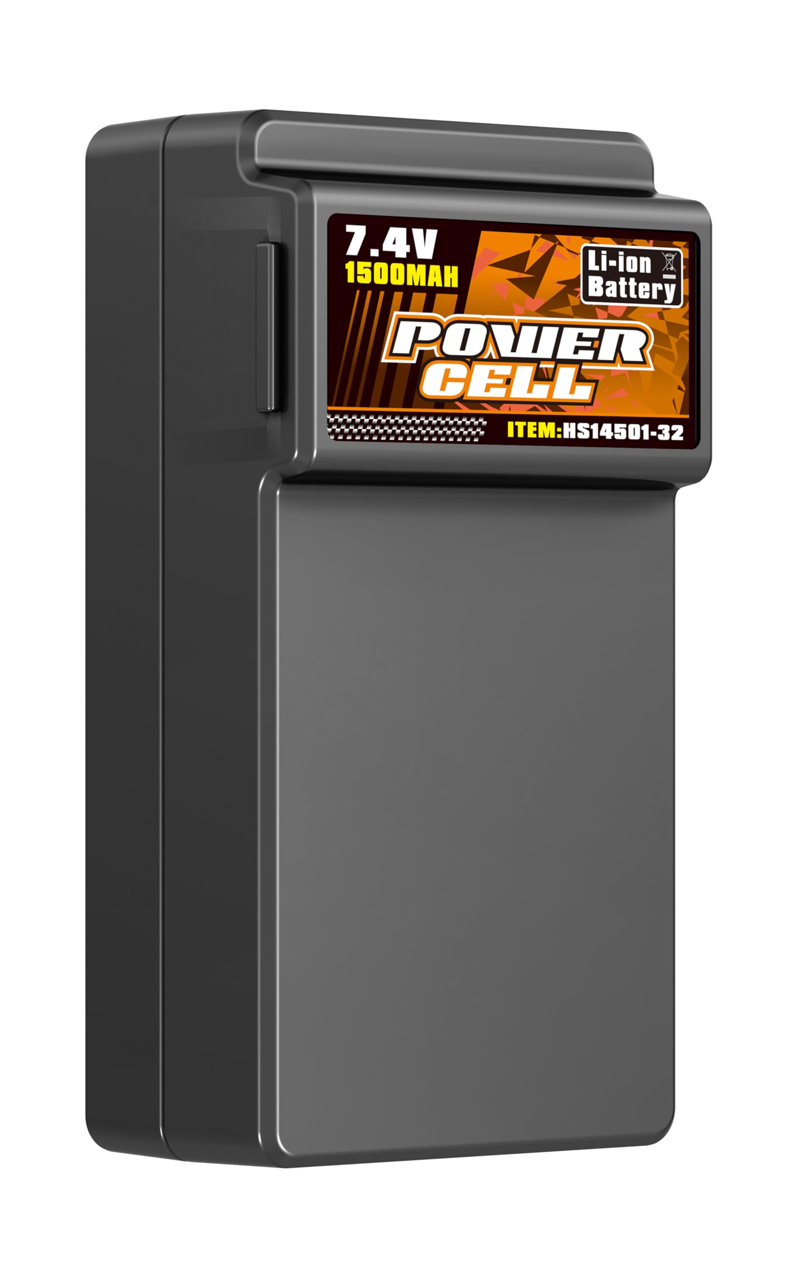 2S 1500mAh Modularity RC Car Upgrade Accessories, 2S 7.4V 1500mAh Lithium-ion Battery, Spare Parts RC Battery for 1/14 &Scale 14431 14412 14411 14331 14322