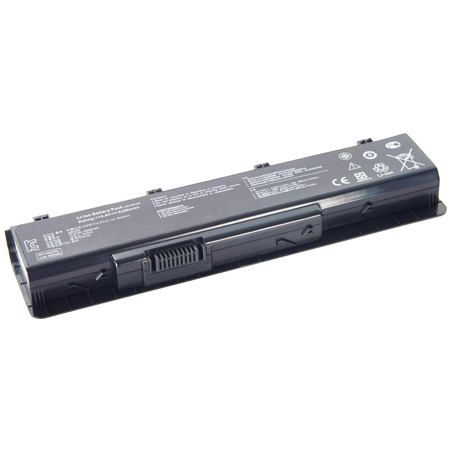 A32-N55 Laptop Battery Replacement for Asus N45 N45SF N55E N75S N45E N45SJ N55S N75SF N45F N45SL N55SF N75SJ N45J N45S N45JC N45SV N55E N55S N55SL N75E N75SL N75SN N75SV Series (10.8V 5200mAh)