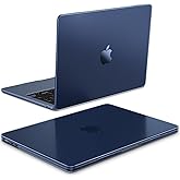 Fintie Case for MacBook Air 13.6 Inch A3240 A3113 A2681 (2022 2023 2024 2025), [100% Corresponds to Official Colour] Premium Slim Matte Case for MacBook Air 13 Inch with M2 M3 M4 Chip, Frost Midnight
