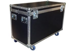 ROADIE PRODUCTS, INC. Cable Trunk Jumbo Size 48x22 ATA Case - Heavy Duty 3/8 Ply with Wheels - Extra High - Truck Pack Size