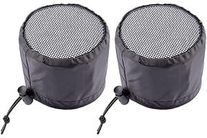 Grow Tents Vent Cover 2 Pack, 4 in 6 in 8 in Duct Filter Vent Covers with Elastic Band and Fixed Buckles for Plant Grow Tents