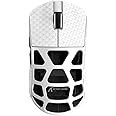 ATTACK SHARK R3 46g Superlight Magnesium Alloy Wireless Gaming Mouse, BT/2.4G/Wired Computer Mouse, 8KHz Polling Rate, PAW3395 26K DPI Sensor Programmable Mice Griptape for PC/Laptop/Mac (White)