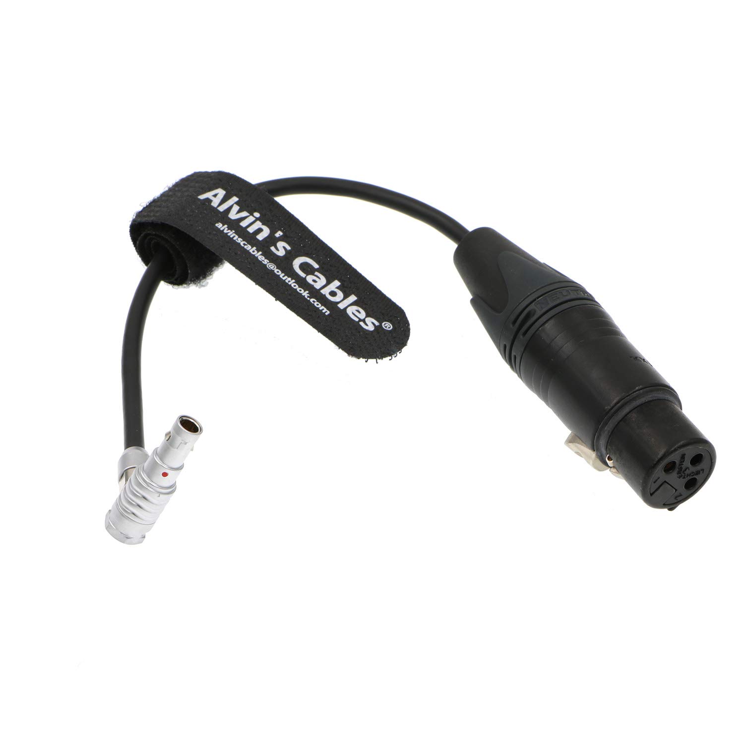 Alvin's Cables Z CAM E2 Camera 00 5 Pin Male Right Angle to Original Neutrik XLR 3 Pin Female Audio Cable