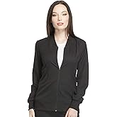 Dynamix Scrubs for Women, Athletic-Inspired Zip Front Jackets for Women with Four-Way Stretch and Moisture Wicking DK330