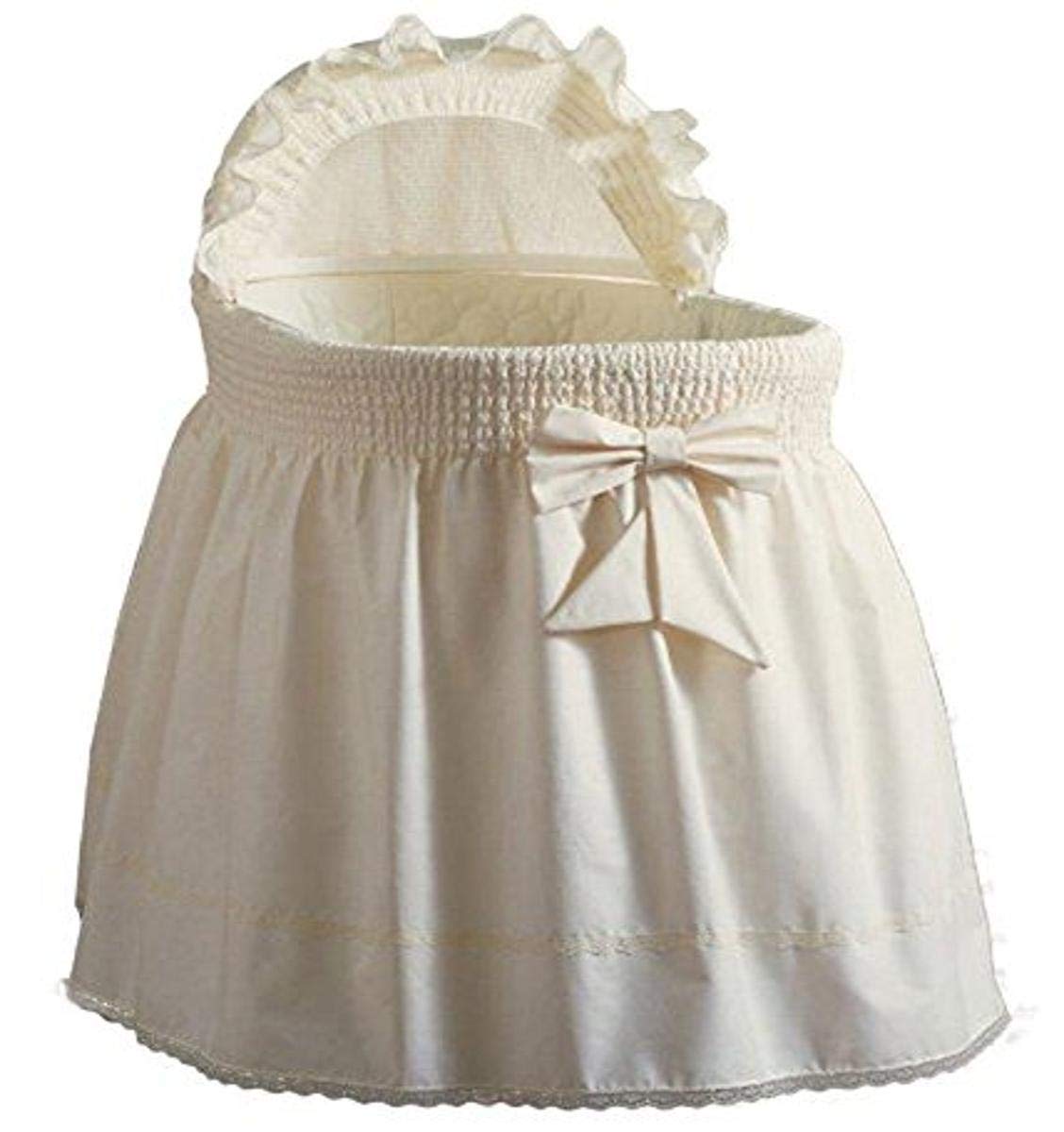 bassinet skirt and hood set