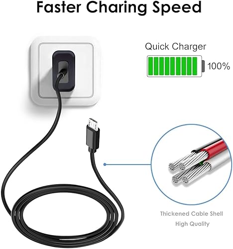 Wall Charger Fast Charging USB Cable Cord for LG Aristo plus