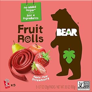 Bear Yoyo Fruit Roll Strwbry Multpk 3.5 OZ