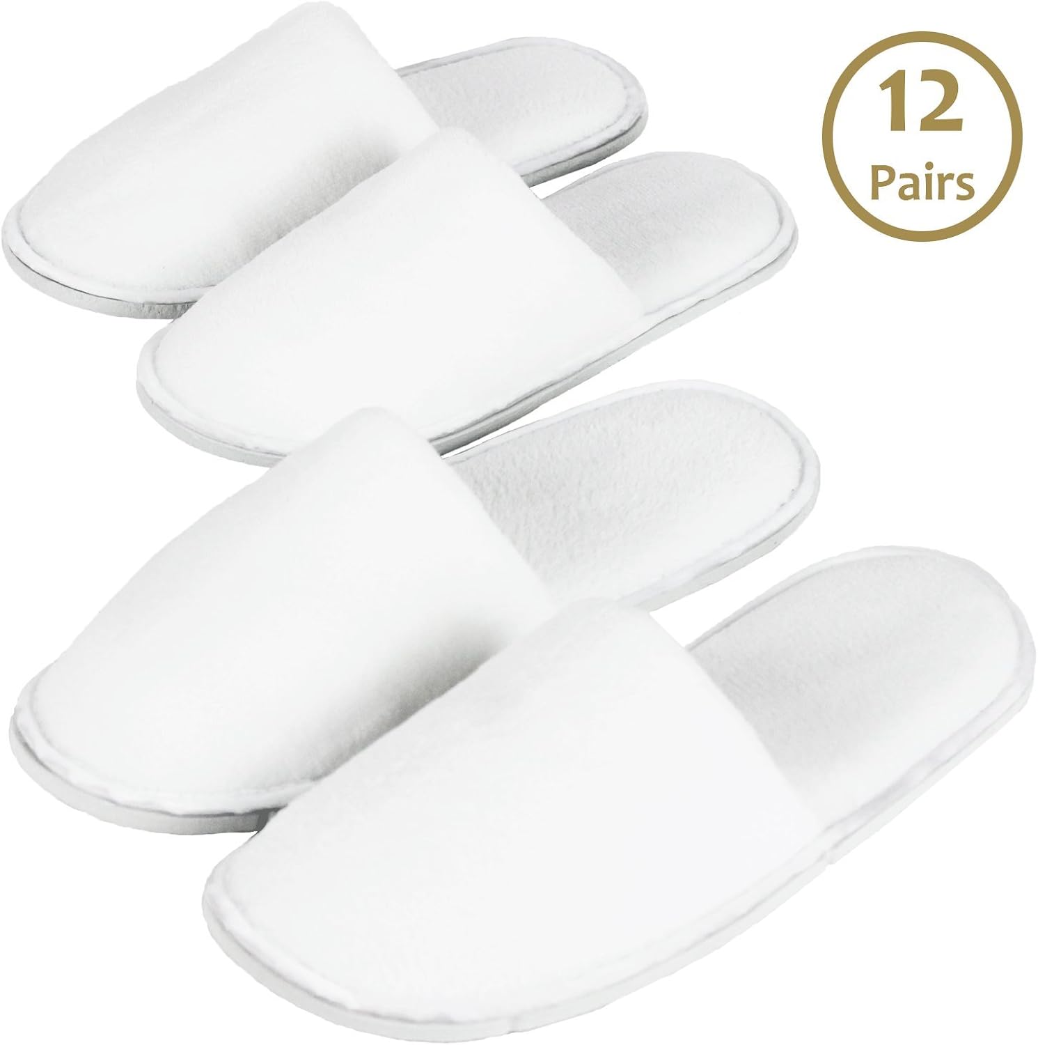 fluffy closed toe slippers