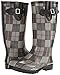 Nomad Footwear Women's Puddles Rain Boot, Black/Red Plaid, 7 M US