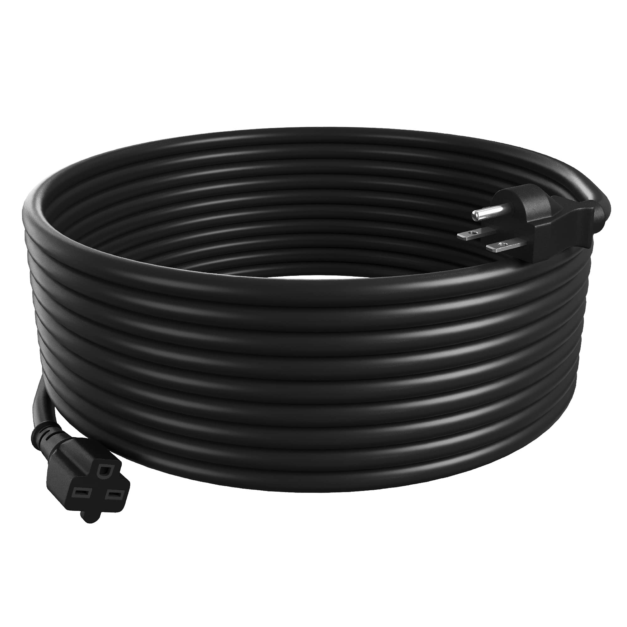 Photo 1 of EAST OAK 33 Ft Extension Cord Waterproof Black Durable Electrical Cable UL Listed SJTW 3/C 16 AWG,Perfect for 3000W Outdoor Electric Patio Heater, 240V 14Amp