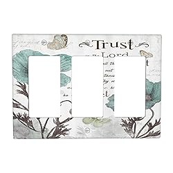 Wpshijia Rustic Teal Tulip Triple Rocker Light