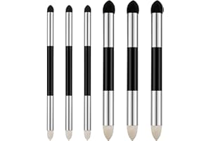 AEAOCVO 6 Pcs Oil Pastel Tools Blending Sticks, Dual Tip Reusable Sketch Rubbing Sponge Brush for Artist Professional Sketch Drawing for Students Beginners Lightening and Highlight