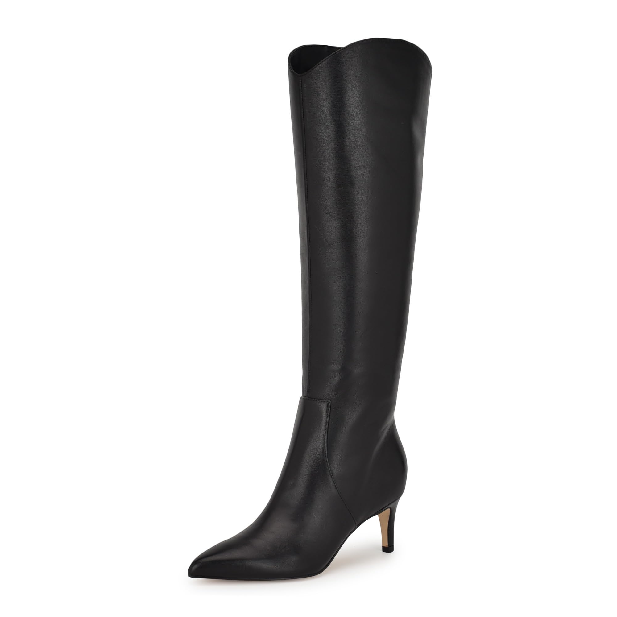Photo 1 of Nine West Women's Sirena Boot, Black Leather 001, 6