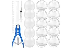 15Pcs DIY Squishy Stress Balls, Blank Pressure Balls Skin DIY Kit, DIY Stress Ball Making Kit with Expander Tool Make Your Ow