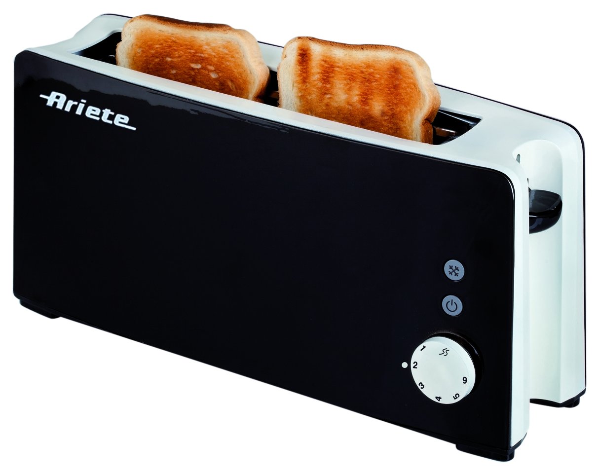 Ariete 127 - Tostadora con ranura larga, 1000 W, color rojo: Amazon.es: Hogar