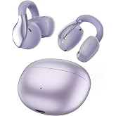 Oraolo Open Ear AC225 Headphones, Bluetooth 6.0 Wireless Earbuds, Stereo Sound, Lightweight Comfort Clip-On Earbuds with ENC Mic for Clear Calls, 36H Playtime, Touch Control, IPX6 Waterproof, Purple