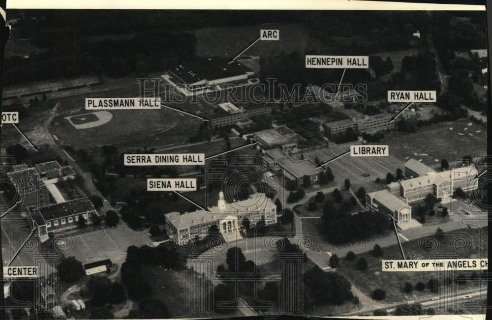 Historic Images 1976 Press Photo Aerial View of Siena