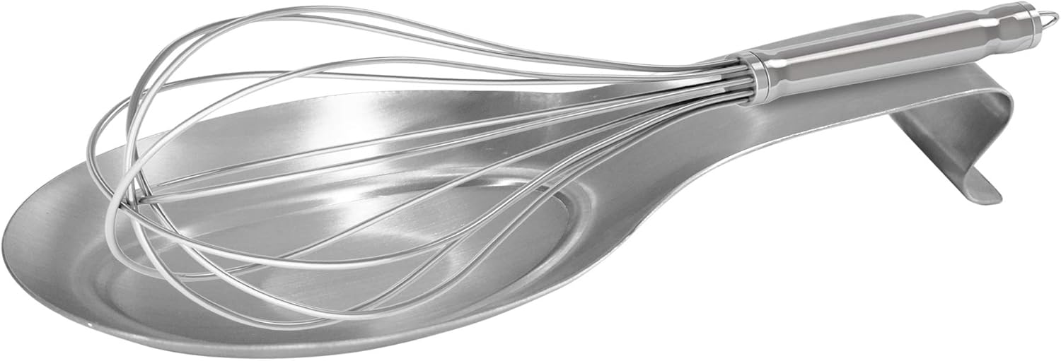 Oggi 7169 Double Stainless Steel Spoon Rest Kitchen Accessories Spoon Rests