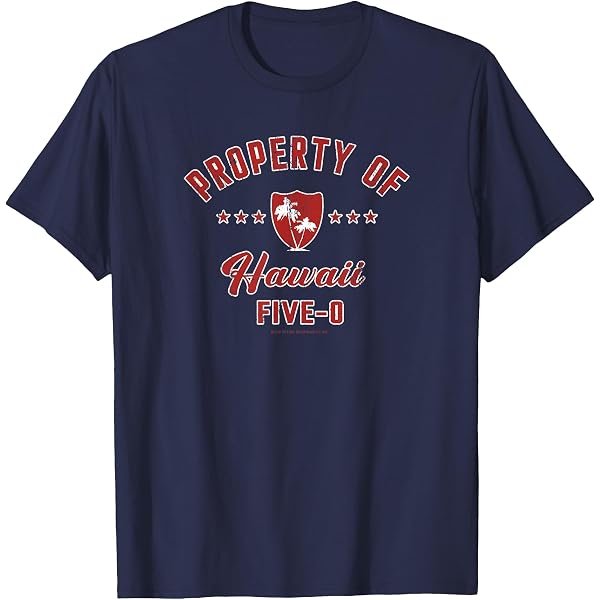 T-shirt Hawaii Five-O TV Show - Taille L, Noir, Coton - Occasion Très Bon état, Style Rétro