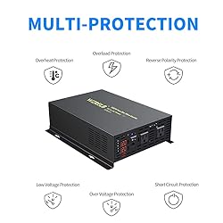 WZRELB 1500W 12VDC 120VAC Pure Sine Wave Power