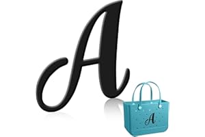Alixumiss Decorative Lettering Charms for Bogg Bag, Alphabet Lettering Accessories, Decorative Bogg Bag Charms Insert Alphabet Lettering, Alphabet 3D Letters for Personalizing Handbag DIY