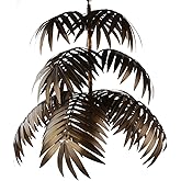 Newrays Vintage Adjustable Tropical Coconut Leaves Chandelier Unique Rustic Tree Lamps Living Room Dining Rooms Bedrooms Kitc