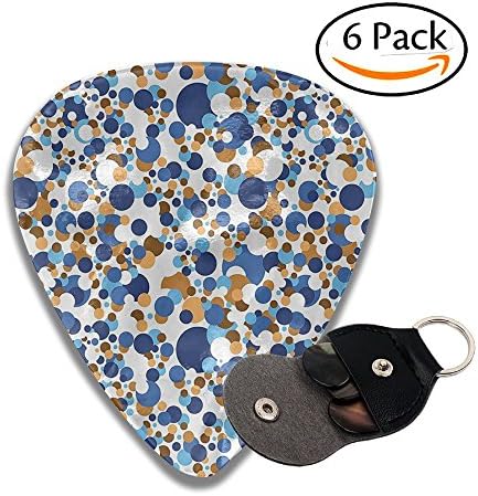 JAPSJS Round Colored Bubbles Guitar Plucking Folk Guitar It Sweeps The String Of The Anti-skid Electric Guitar Pick