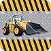 Construction Party Supplies Packs (100 Pieces for 16 Guests) - Construction Birthday Party, Construction Decorations, Excavator Party, Plates and Napkins, Construction Theme Party, Blue Orchards