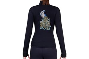 NY2 SPORTSWEAR Figure Skating Polartec Polar Fleece Jacket with Rhinestones JR21 - Child Sizes