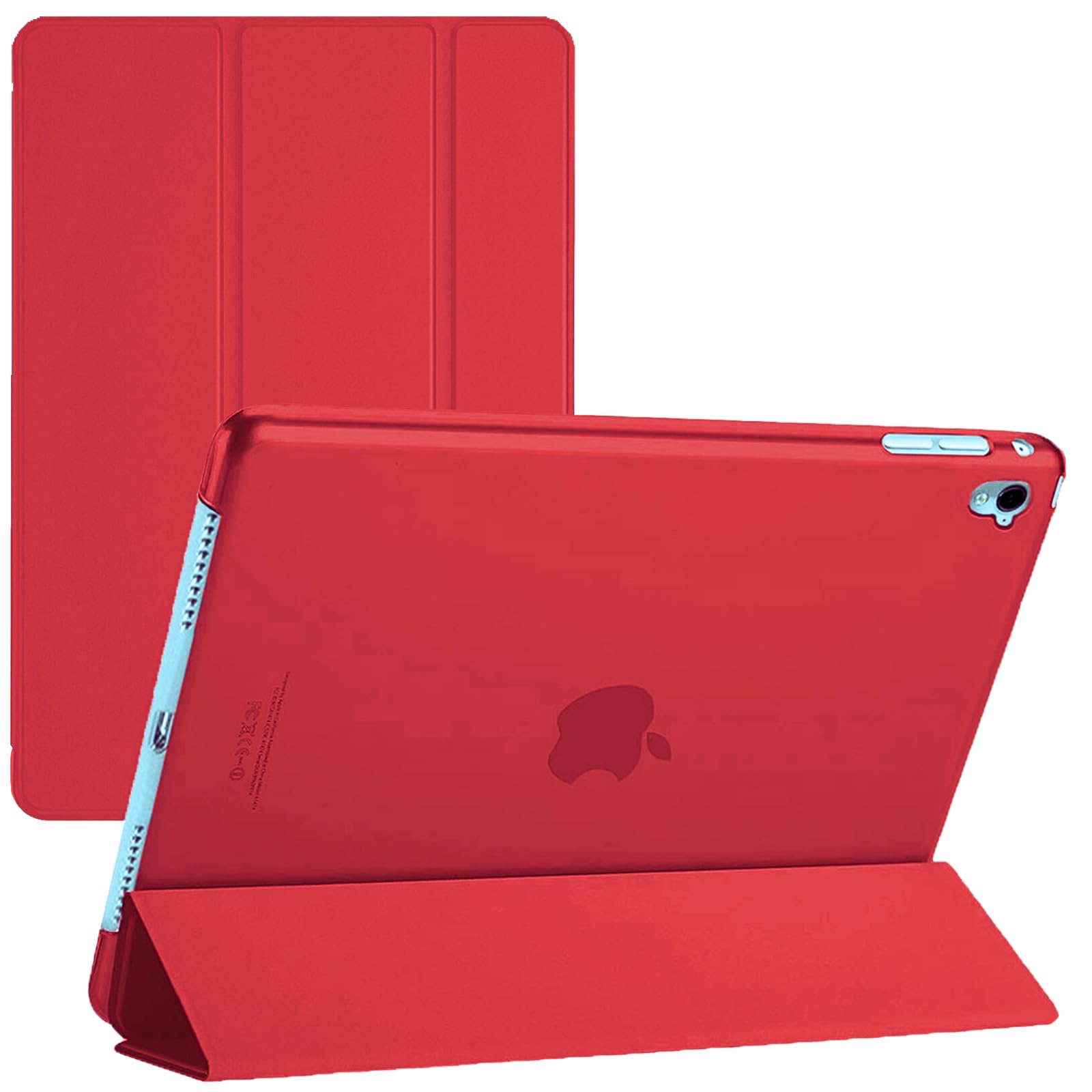 Case for Apple iPad 9th(2021) / 8th(2020) / 7th(2019) Generation, 10.2-Inch, Auto Wake/Sleep, Model No. A2602_A2603_A2604_A2605_A2270_A2428_A2429_A2430_A2197_A2198_A2200 (Red)