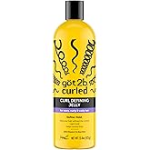 Got2B Curled Curl Defining Jelly, 15 Fl Oz, Curl Gel with 72-Hour Frizz Control, Locks in Moisture for Wavy, Curly & Coily Hair, Light Hold, No Crunch Vegan Formula with Vitamin E and Argan Oil