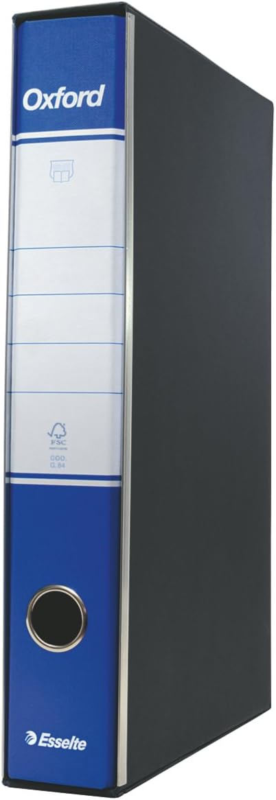 Esselte Oxford Ringbinder with Lever Mechanism and Case Dorso 5 cm Blue, dorso 5 cm f.to protocollo - Image 3