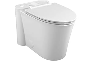 American Standard 3712A100.020 Studio S Skirted Chair Height Elongated Bowl with Seat, White