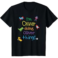 s.Oliver T-Shirt Bambini Blu Stampa Mappamondo Casual (IT 168