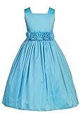 Sweet Kids Big Girls' Slvless Dress Rolled Flw