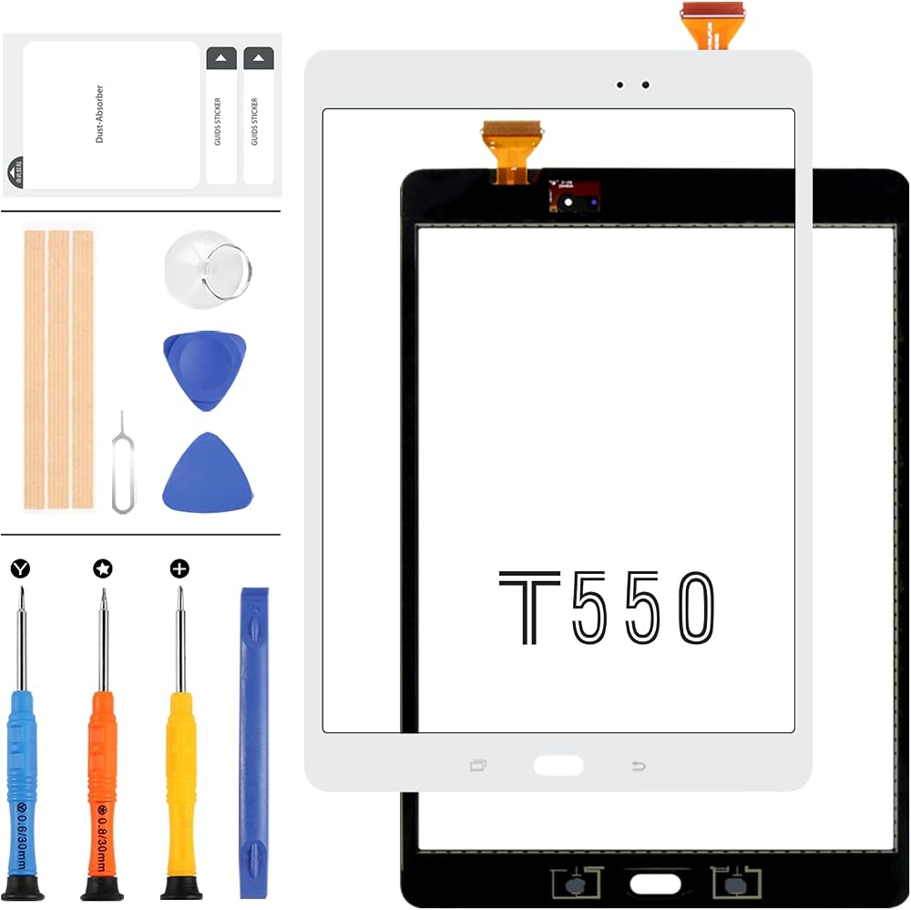 LADYSON Touch Screen Digitizer for Samsung Galaxy Tab A 9.7 SM-T550 T555 White