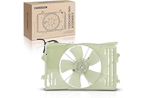A-premium Engine Cooling Fan Assembly Compatible with Select Toyota & Pontiac Models - Corolla 2003-2008, Matrix 2003-2008, V