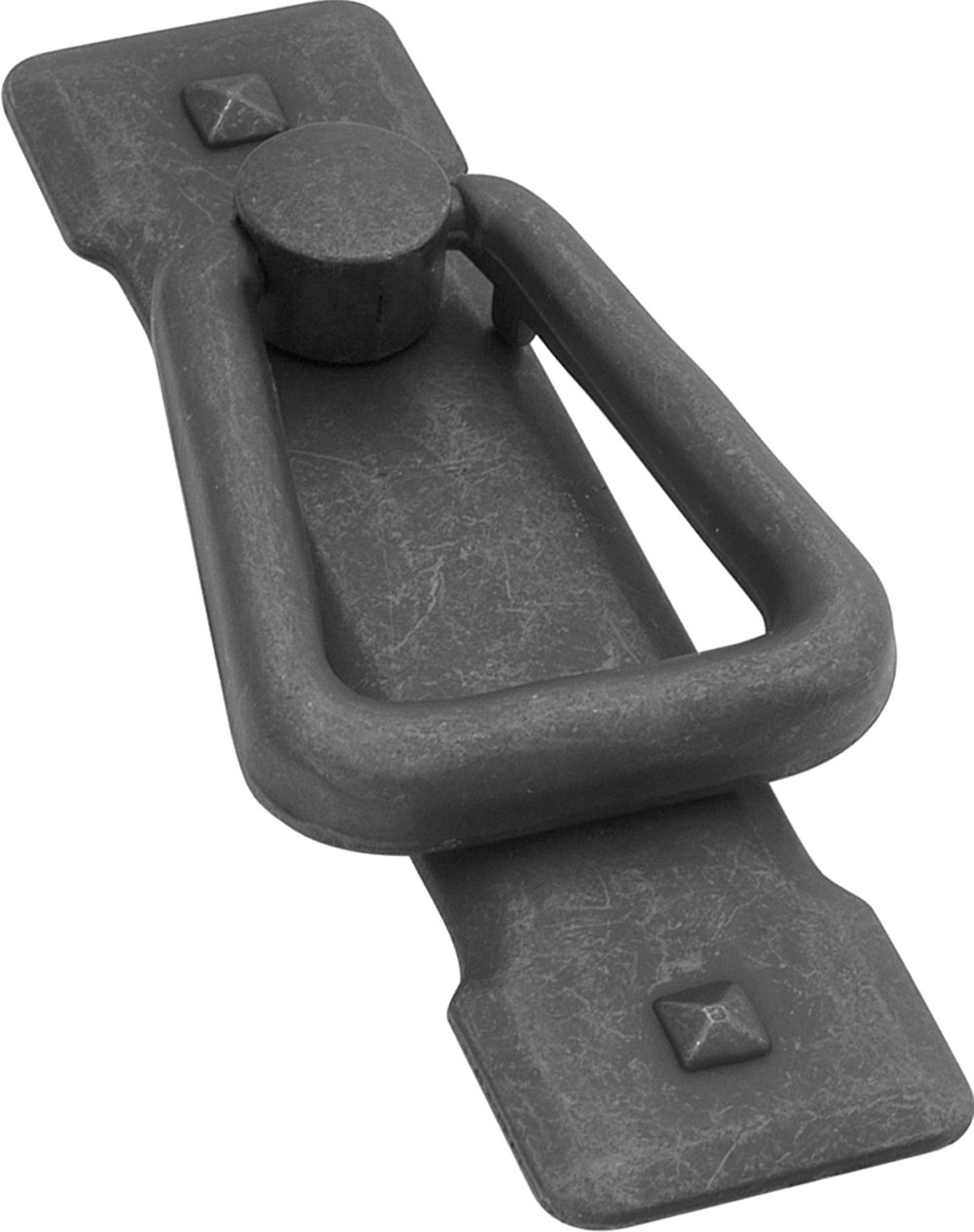 Photo 1 of *Missing Parts*
 Hickory Hardware 1 Pack Solid Core Kitchen Cabinet Pulls, Luxury Cabinet Handles, Hardware for Doors & Dresser Drawers, 1-1/4 Inch Hole Center, Black Mist Antique, Old Mission Collection