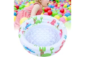 VINGVO Baby Pool, 23. Inflatable Baby Toddlers Swimming Pool Kiddie Pool Mini Pool with Thickened PVC Material for Outdoor, Indoor, Bathroom, Living Room