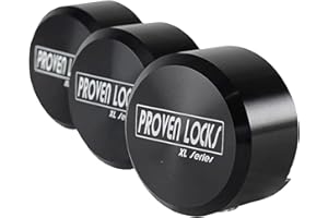 Proven Industries Model 400XL Puck-Lock Set, Made in The USA, Pack of 3, (Black)