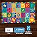 Flagship Carpets Early Blocks Colorful ABC Alphabet Children's Rug for Classroom or At Home Educational Learning Area, Playroom, Kid's Bedroom Mat, 5' x 8', Multicolor