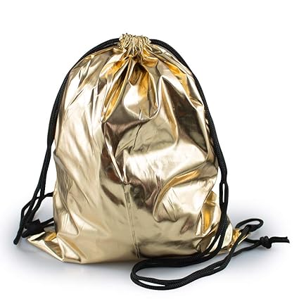 Metallic Turnbeutel für Damen, Herren und Kinder – Sportbeutel und Freizeittasche