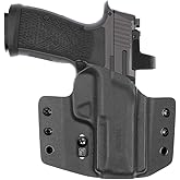 Tulster OWB Contour Kydex Holster in Right Hand fits: Sig Sauer P365 AXG Legion | Optic Compatible Outside The Waistband Concealed Carry